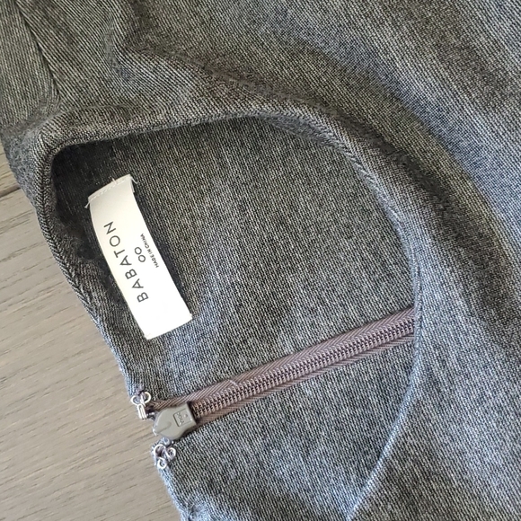NWT Babaton Dirk Dress Heather's Grey sz00 Aritizia - Picture 4 of 4